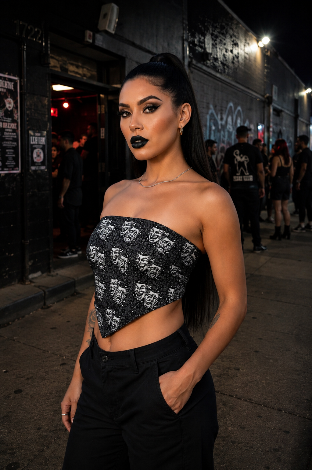 Smile now Cry Later bandana black