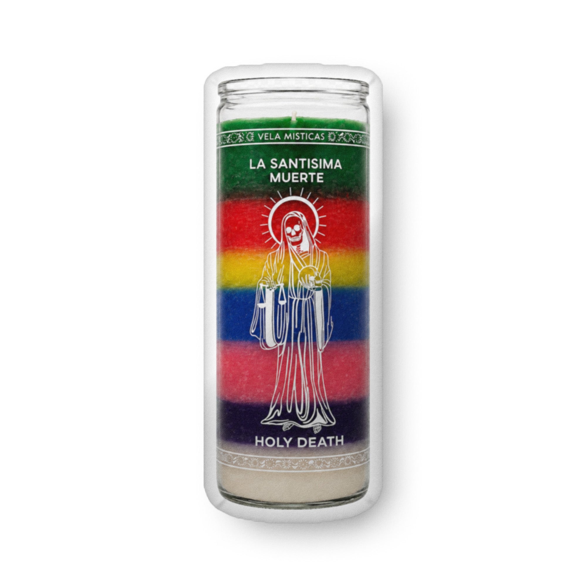Oreiller des Sept Couleurs de la Santa Muerte