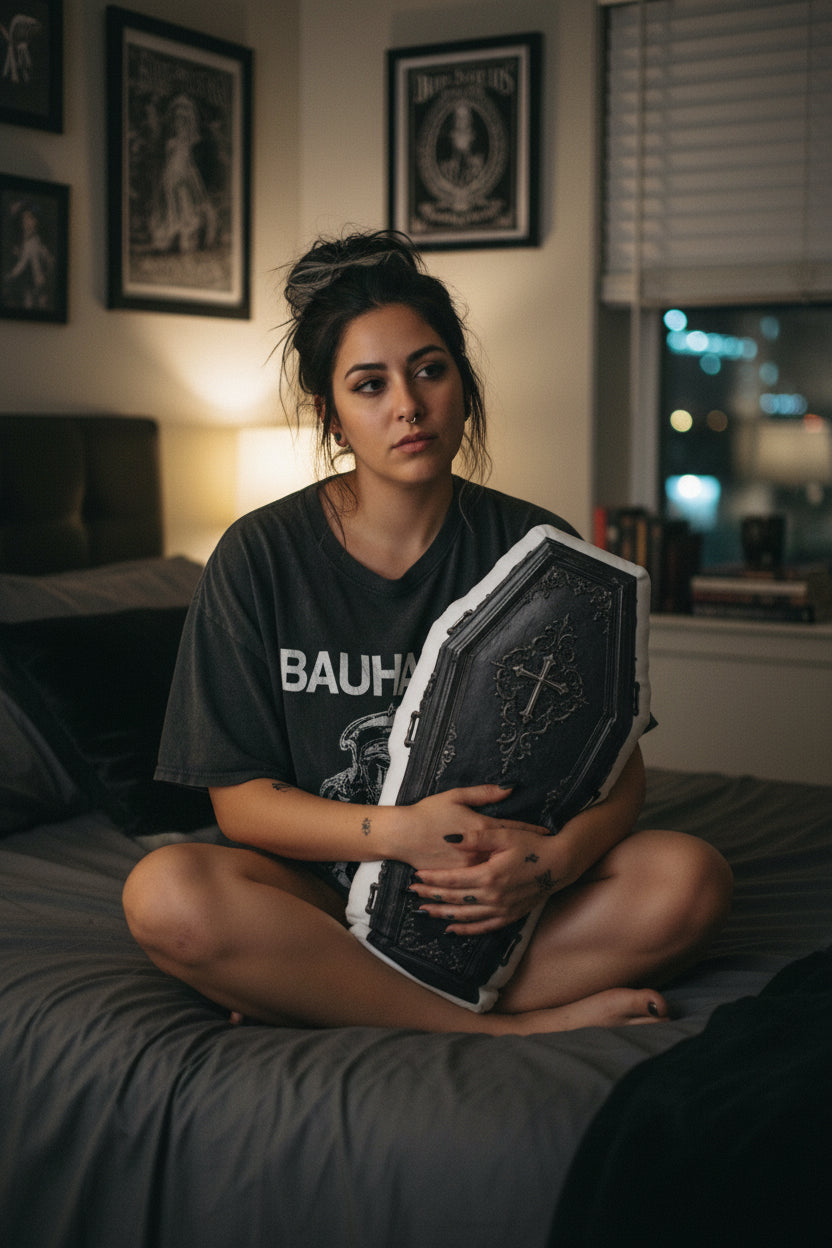 Coffin Shaped Pillow